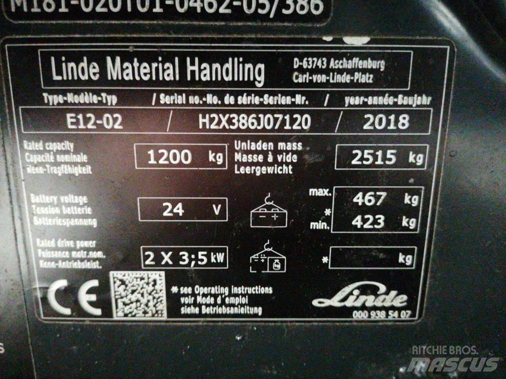 Linde E12-02 电动叉车