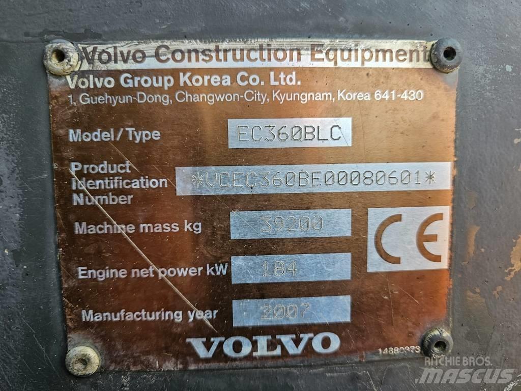 Volvo EC 360 B LC 履带挖掘机
