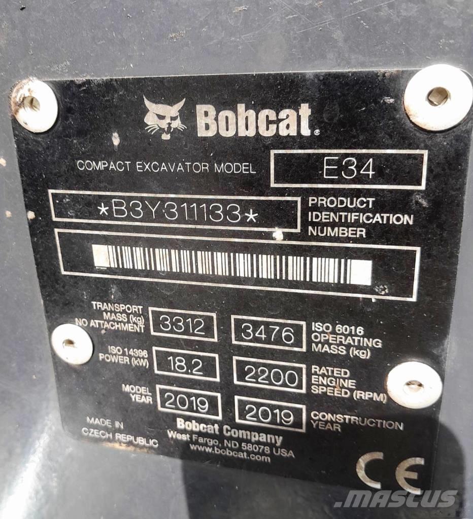 Bobcat E34 小型挖掘机