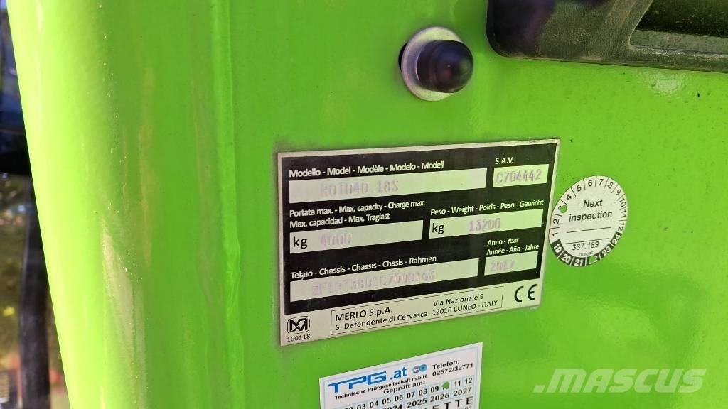 Merlo Roto 40.18 伸缩臂叉装车|叉装车