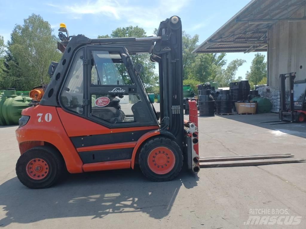 Linde H70T 天然气叉车