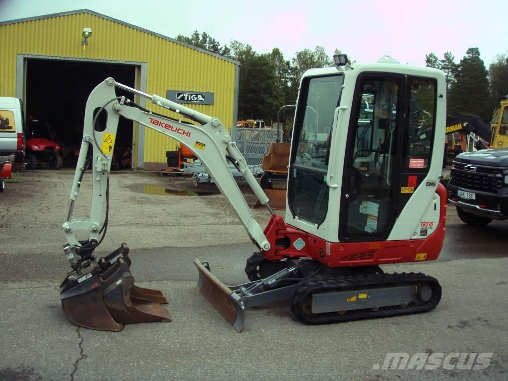 Takeuchi TB 216 小型挖掘机