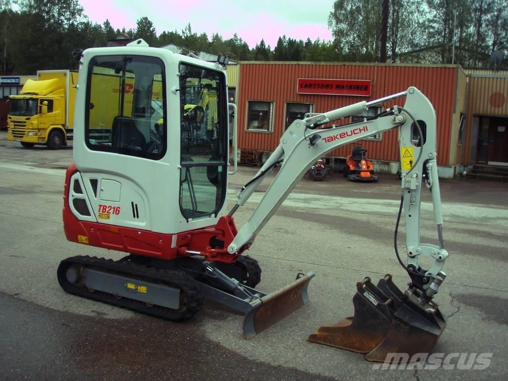 Takeuchi TB 216 小型挖掘机