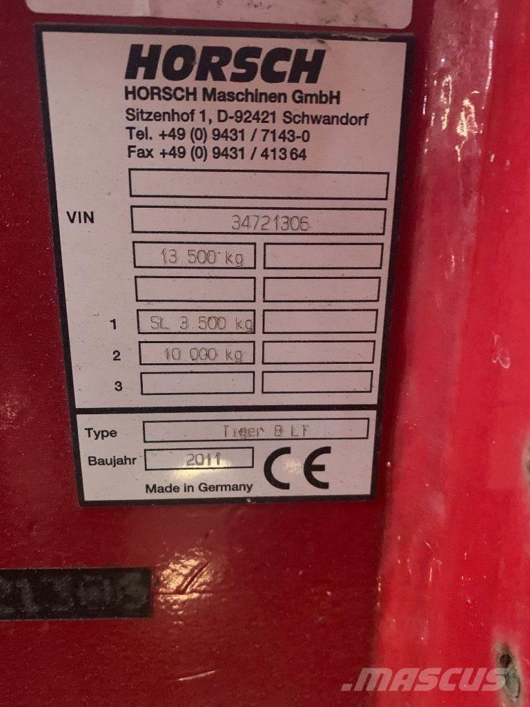 Horsch Tiger 8 LT 手扶中耕机