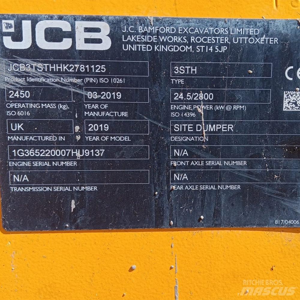 JCB 3TSTH 翻斗车\公路型自卸车