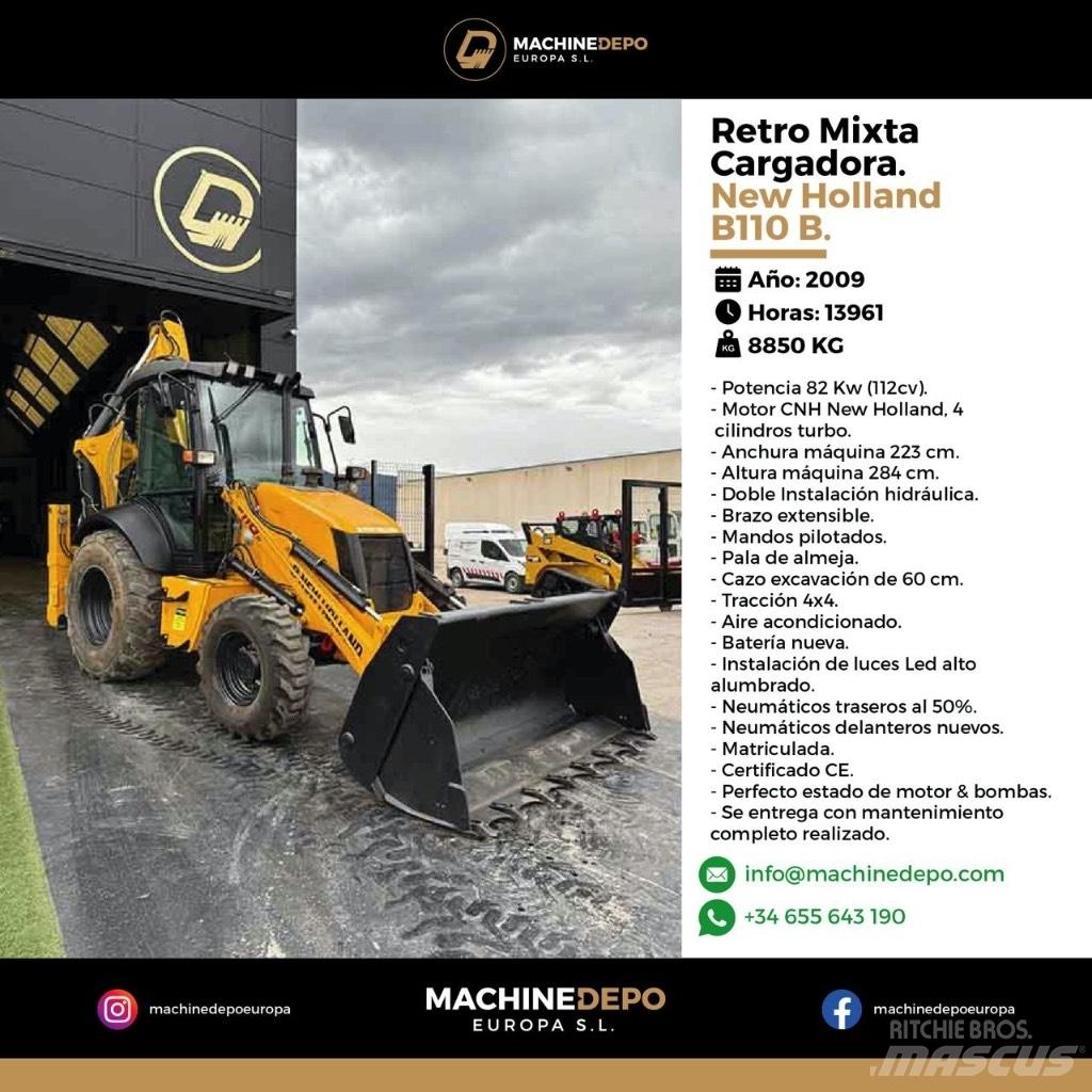 New Holland B 110 B 反铲装载机