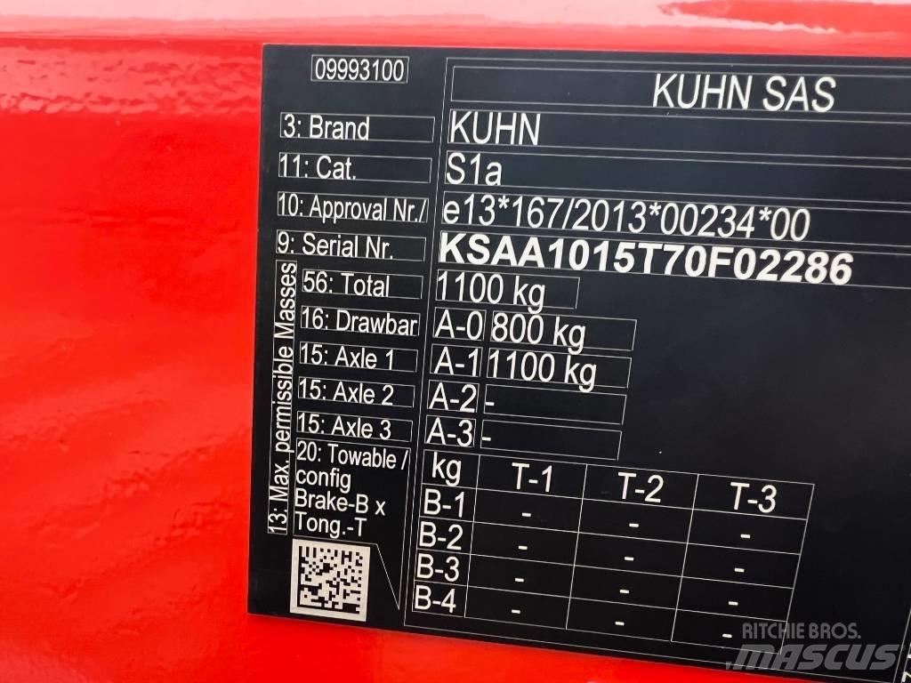 Kuhn GA 7501 犁耙和摊草机