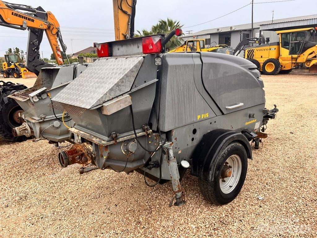 Putzmeister P 715 TD 混凝土输送泵|布料机