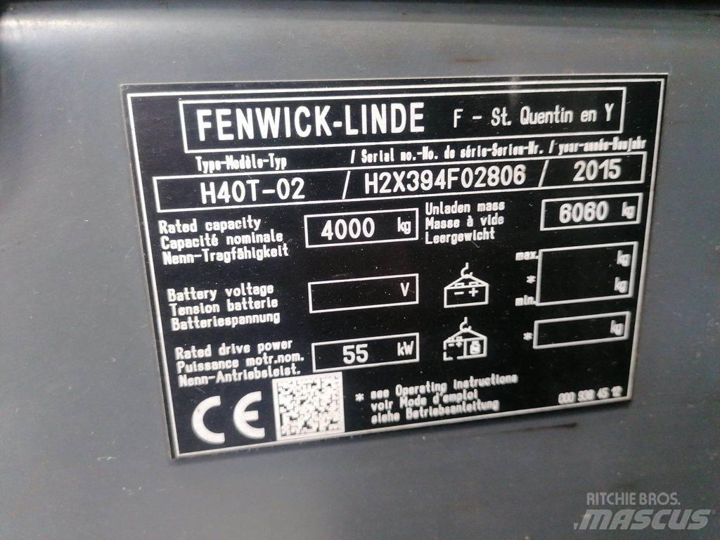 Linde H40T-02 天然气叉车