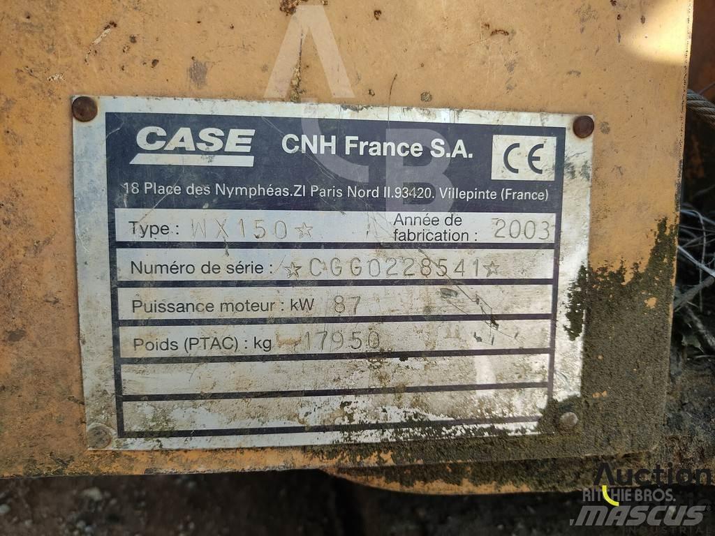 CASE WX 150 轮式挖掘机