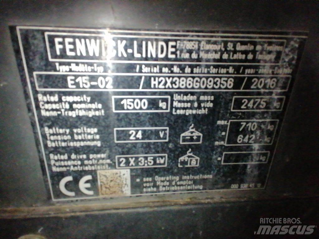 Linde E15-02 电动叉车