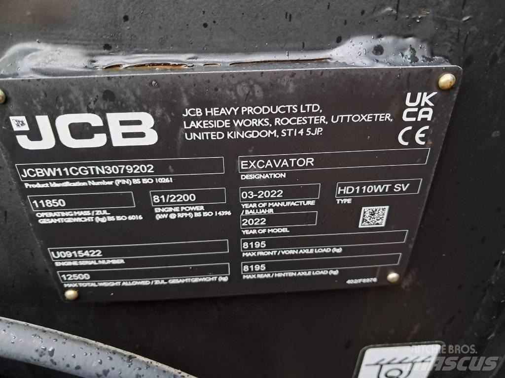 JCB HD110W 轮式挖掘机