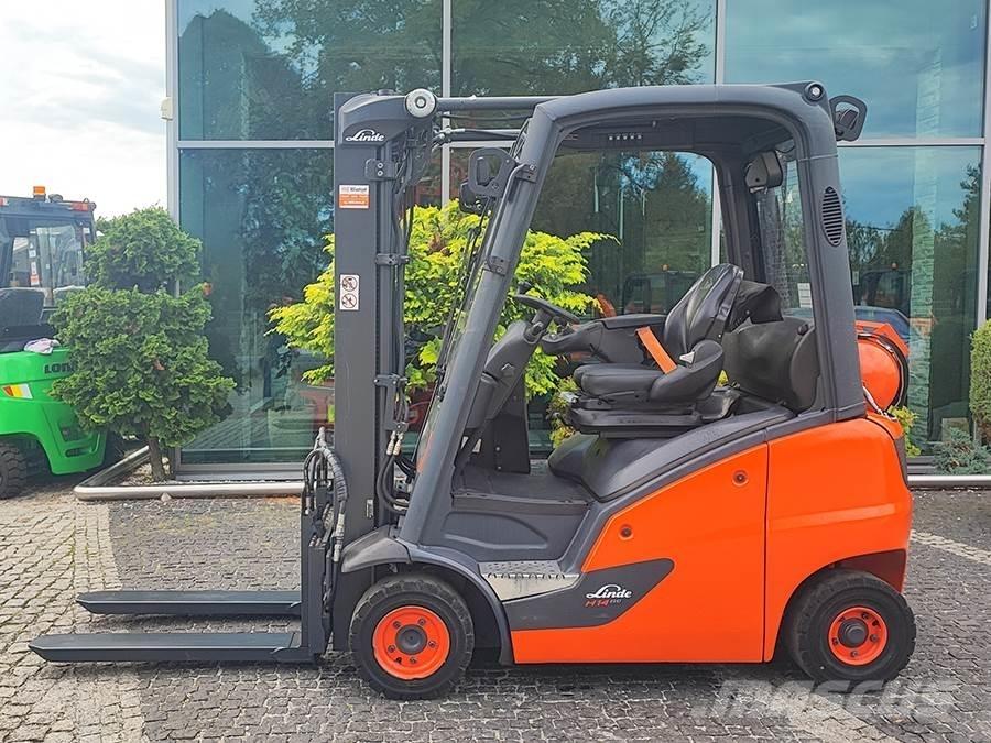 Linde H14T-01 天然气叉车