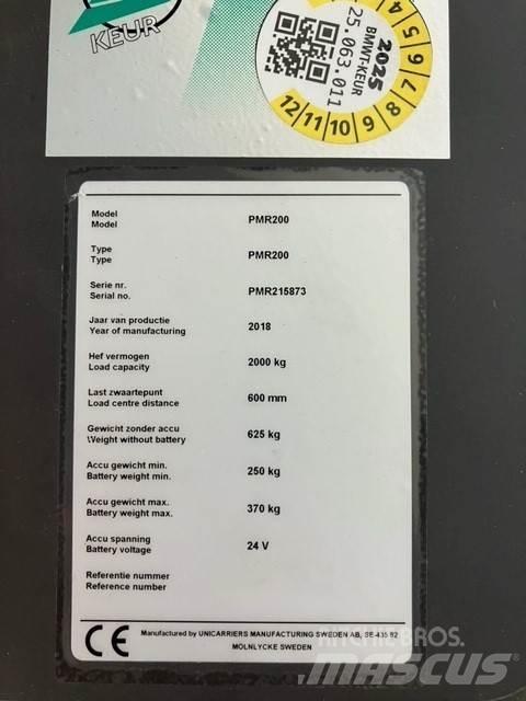 UniCarriers PMR200 电动搬运车