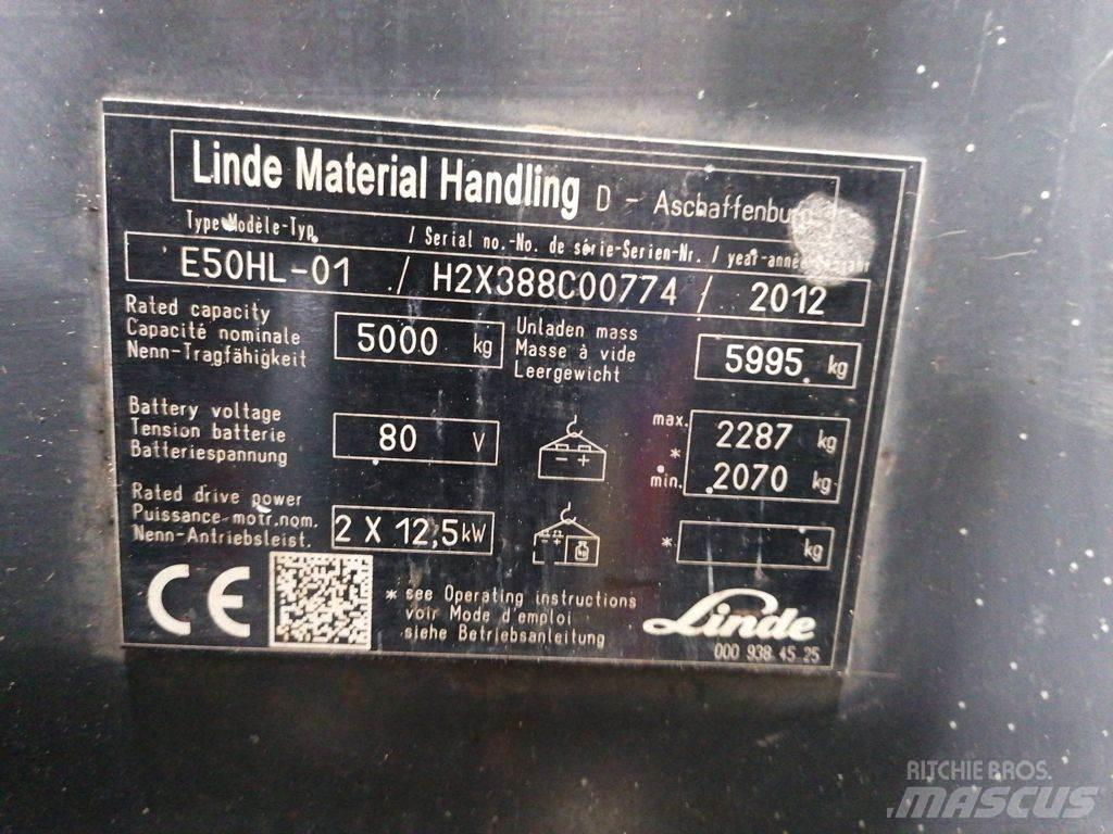 Linde E50HL-01 电动叉车