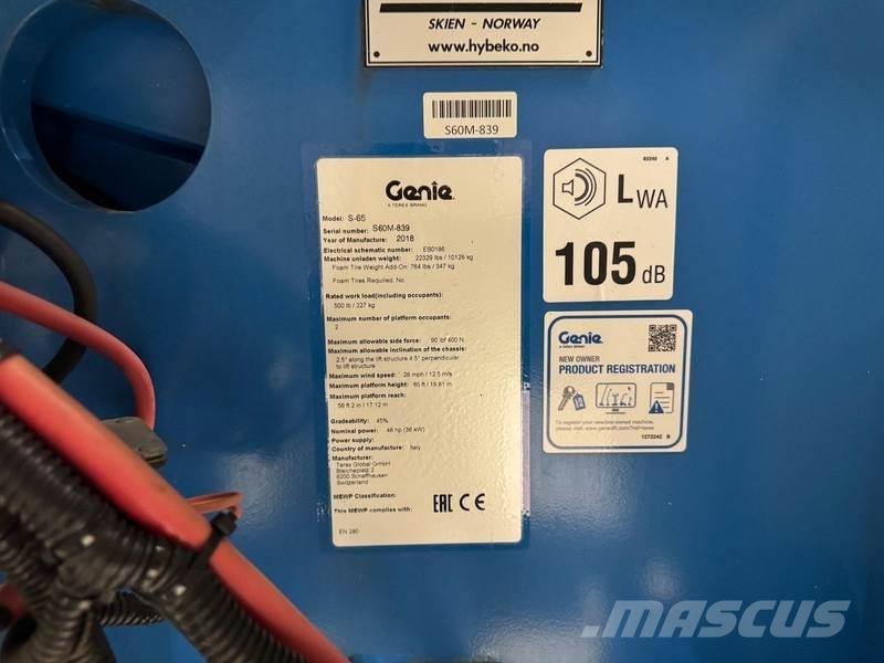 Genie S65 其他升降机和高空作业平台