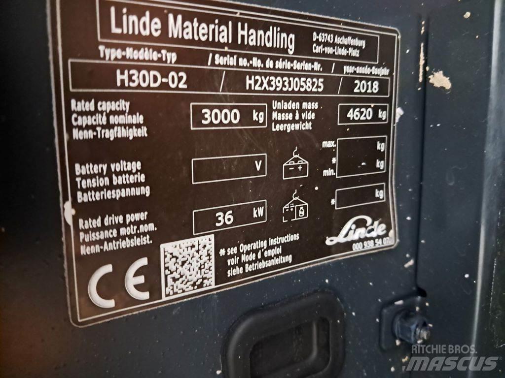 Linde H30D-02 柴油叉车