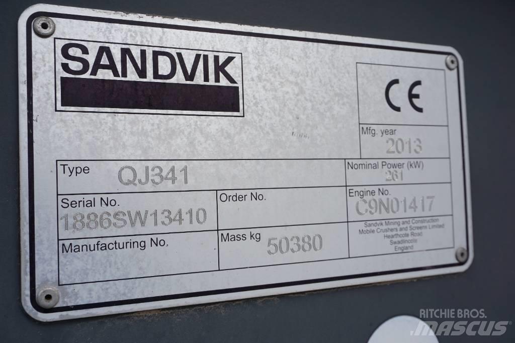 Sandvik QJ 341 移动式破碎机