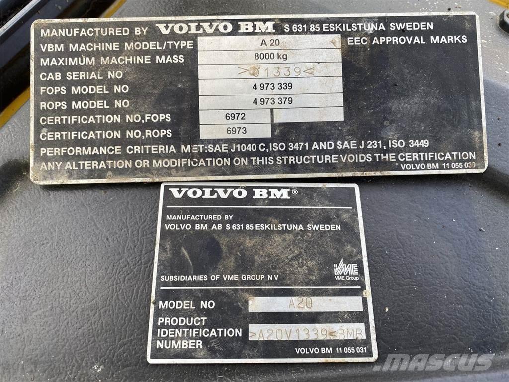 Volvo A20 翻斗车\公路型自卸车