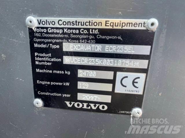 Volvo ECR235EL 履带挖掘机