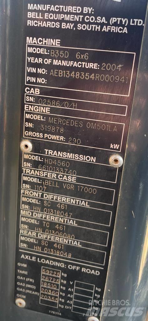 Bell D35D 铰接式自卸车