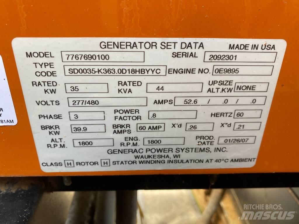 Generac 35 KW 柴油发电机