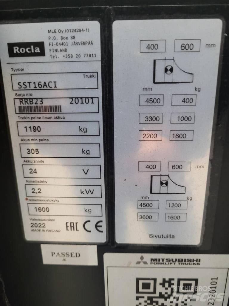 Rocla SST 16 ACI 行走式堆垛机