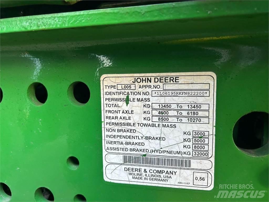 John Deere 6195R 拖拉机/农用车