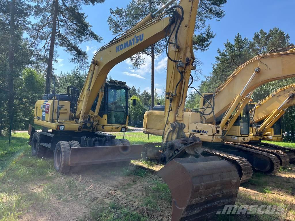 Komatsu PW 160-7 轮式挖掘机