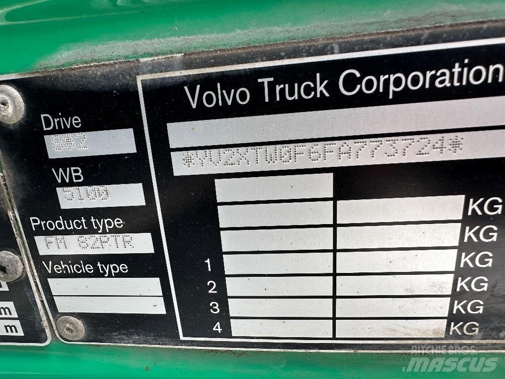 Volvo FM 420 8x2/4 工程吊钩车