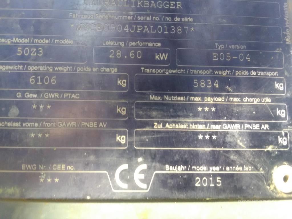 Wacker Neuson 50 Z3 小型挖掘机