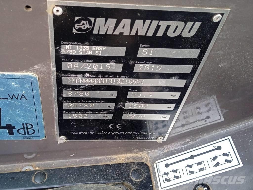 Manitou MT 1335 伸缩臂叉装车|叉装车