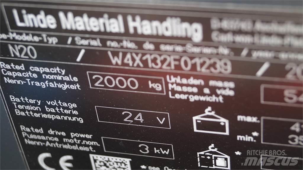 Linde N20 kurz 低架装载机