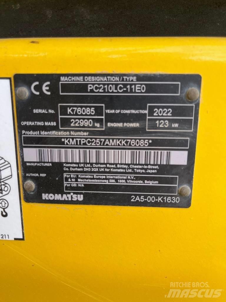 Komatsu PC210LC-11E0 履带挖掘机