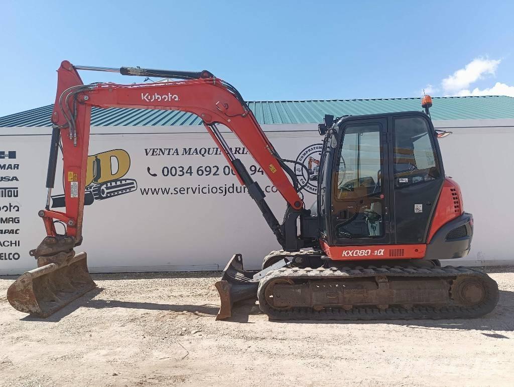 Kubota KX 080-4 中型挖掘机