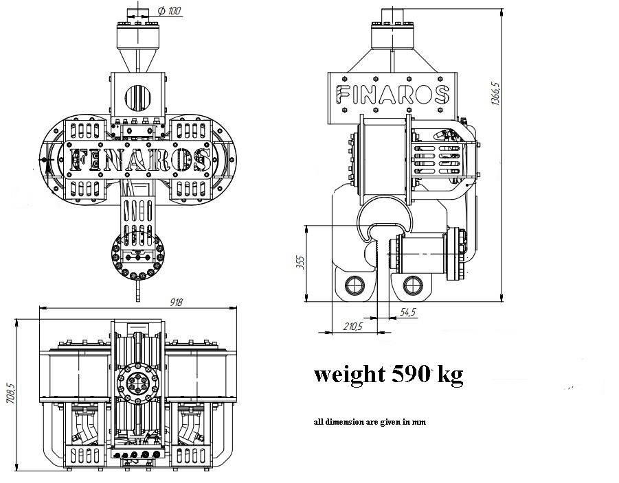  Finaros 200 振动打桩锤