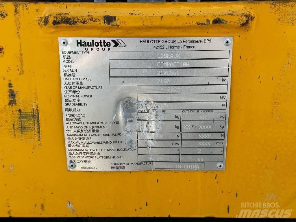 Haulotte COMPACT 10N 剪叉式升降机