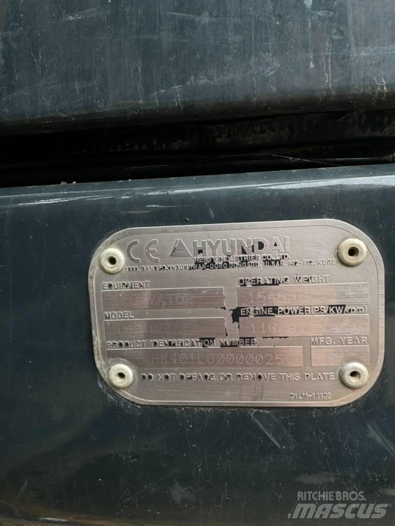 Hyundai HX 140L 履带挖掘机