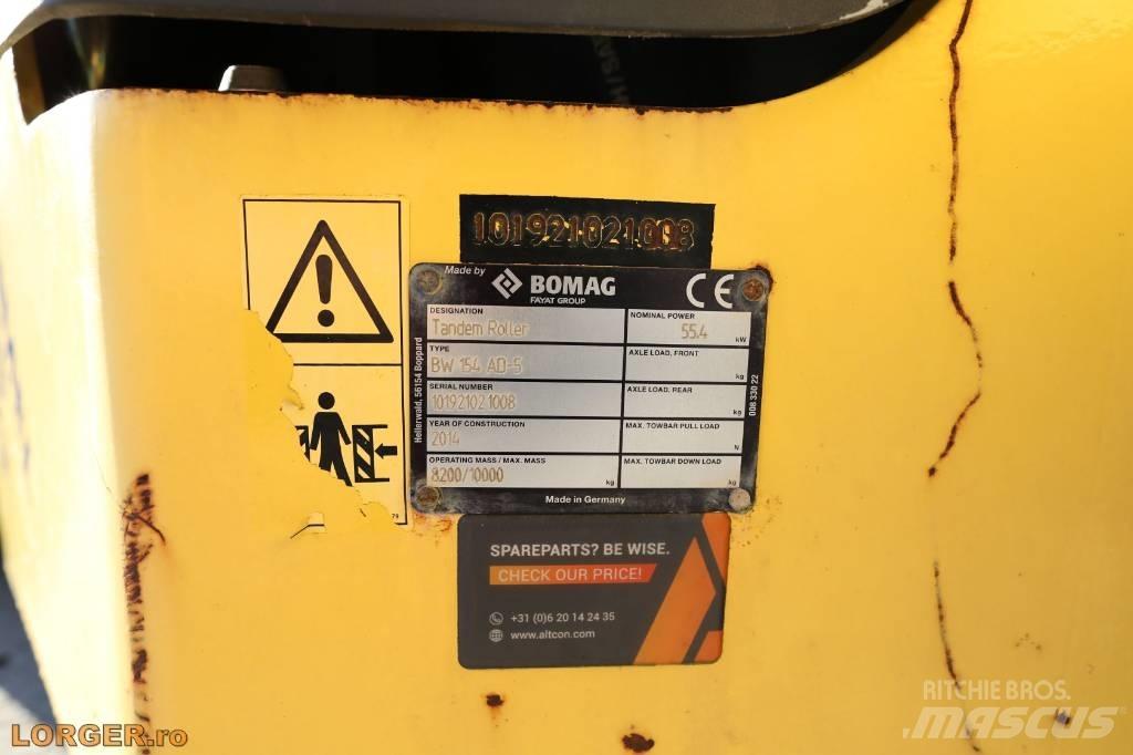 Bomag BW 154 AD-5 双轮压路机