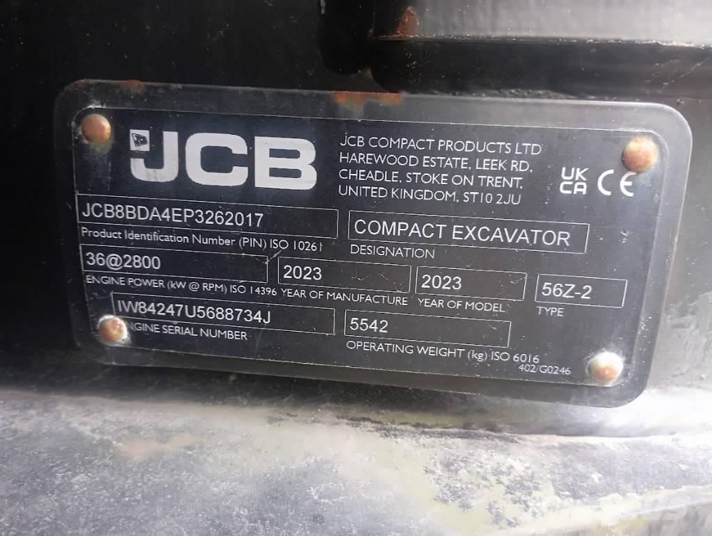 JCB JCB 56Z-2 小型挖掘机