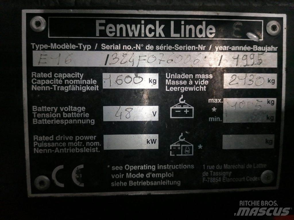 Linde E16 电动叉车