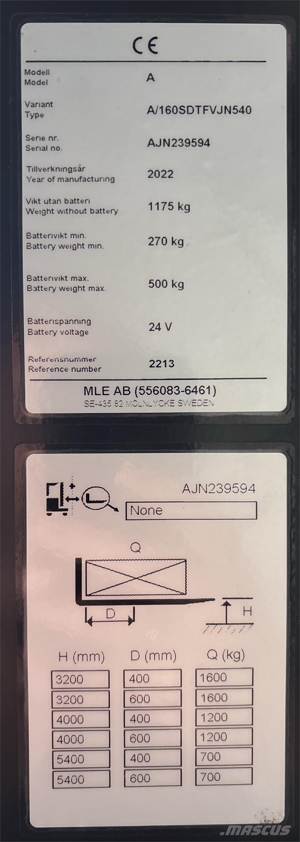 Atlet A160 行走式堆垛机