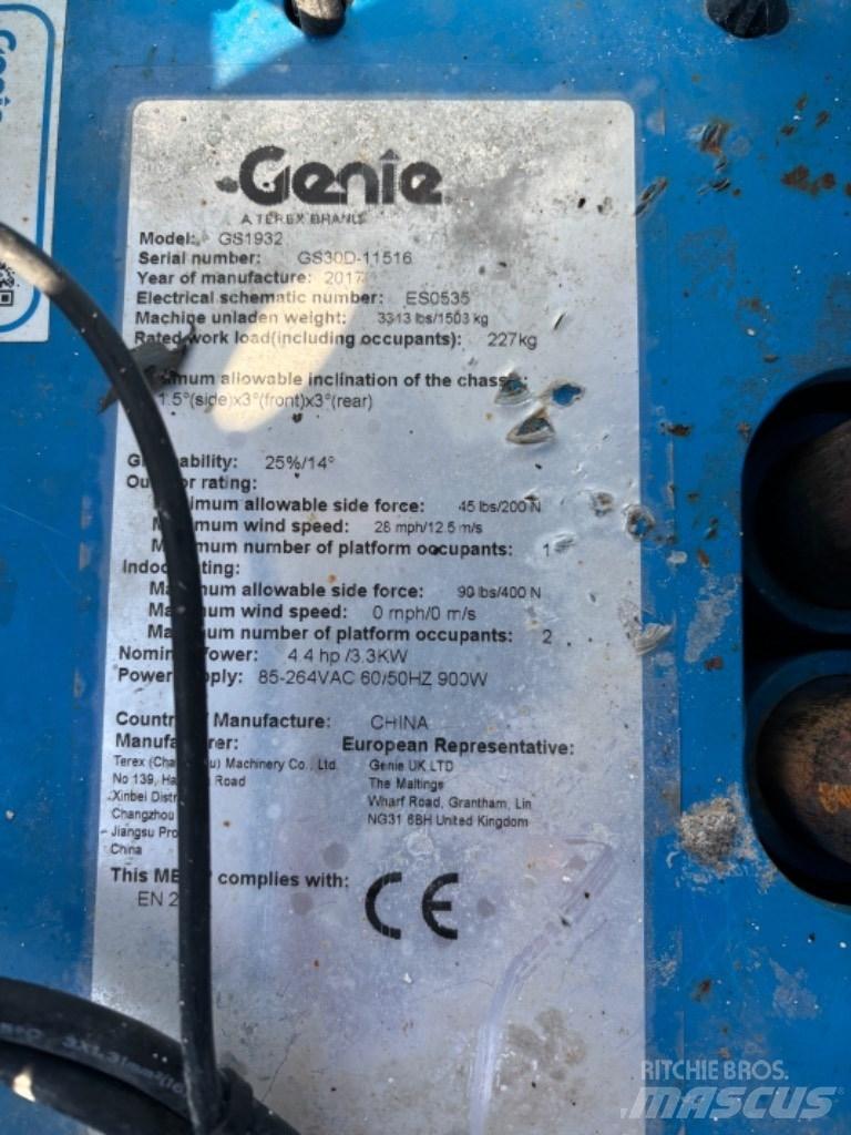 Genie GS 1932 剪叉式升降机