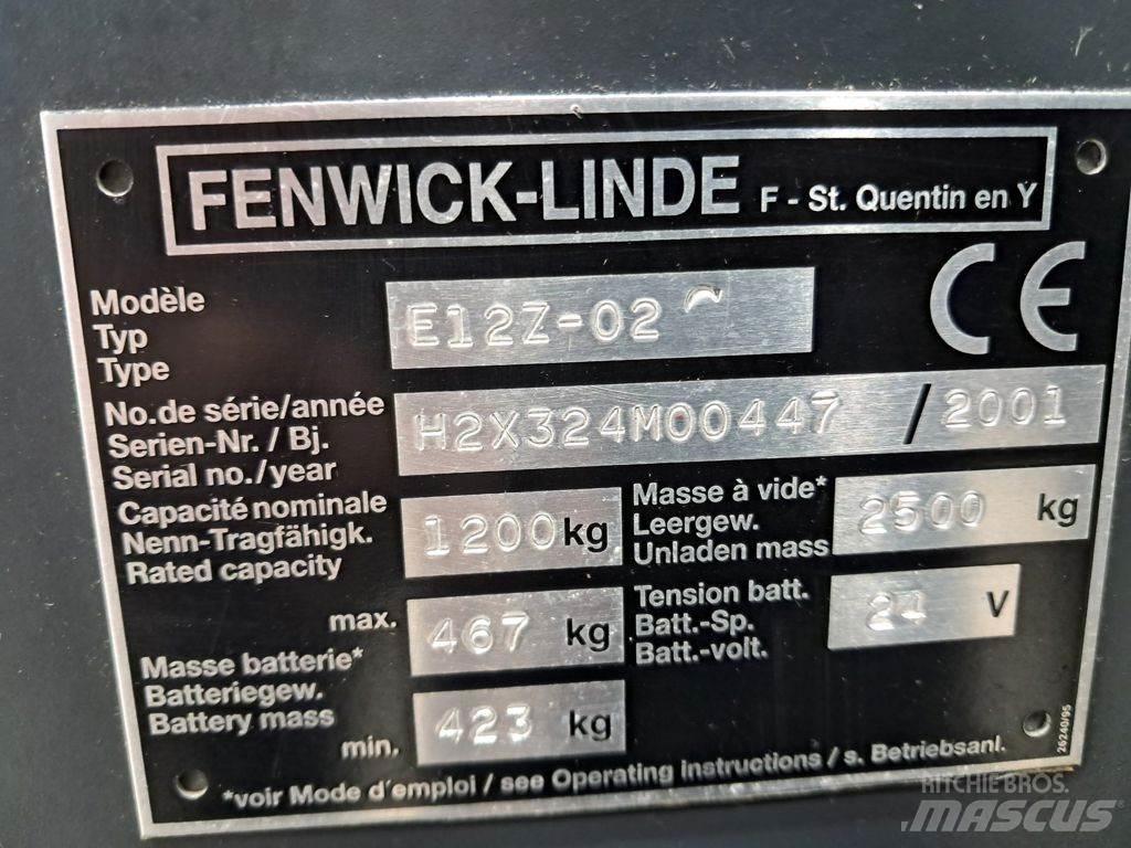 Linde E12Z-02 电动叉车