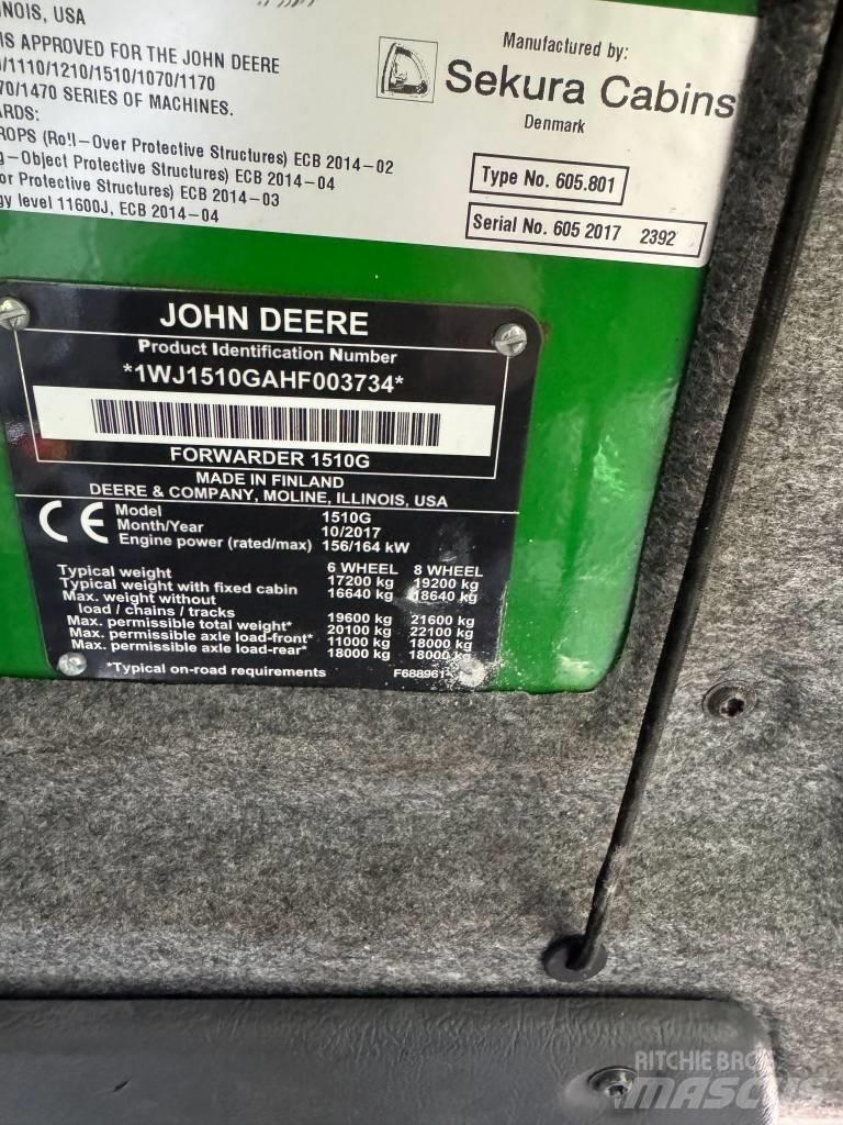John Deere 1510G 集运机