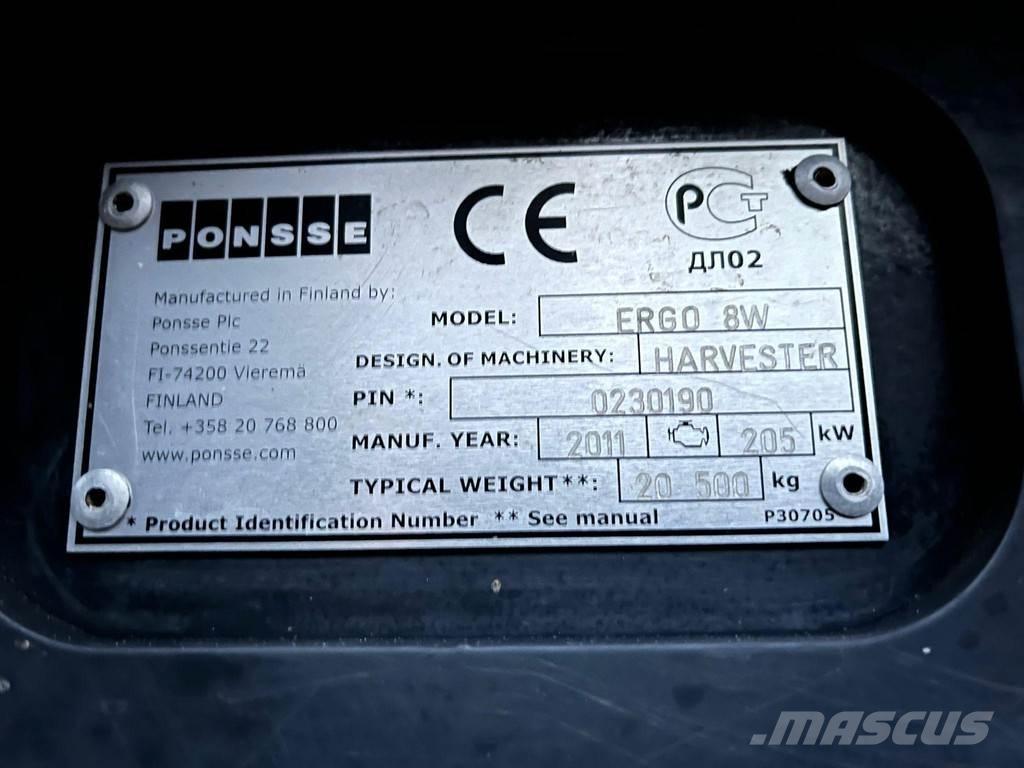 Ponsse Ergo 8W 收割机