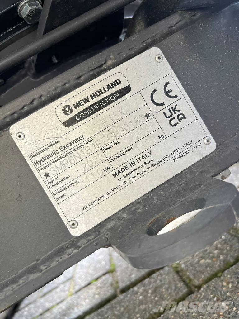 New Holland E 15 X 小型挖掘机