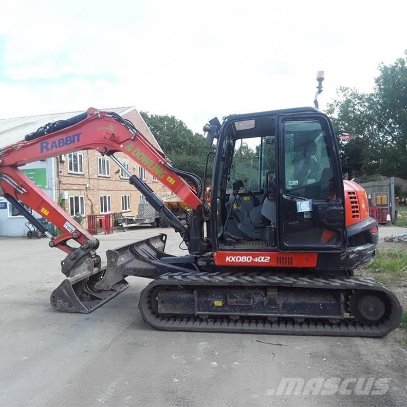 Kubota KX080-4a2 中型挖掘机