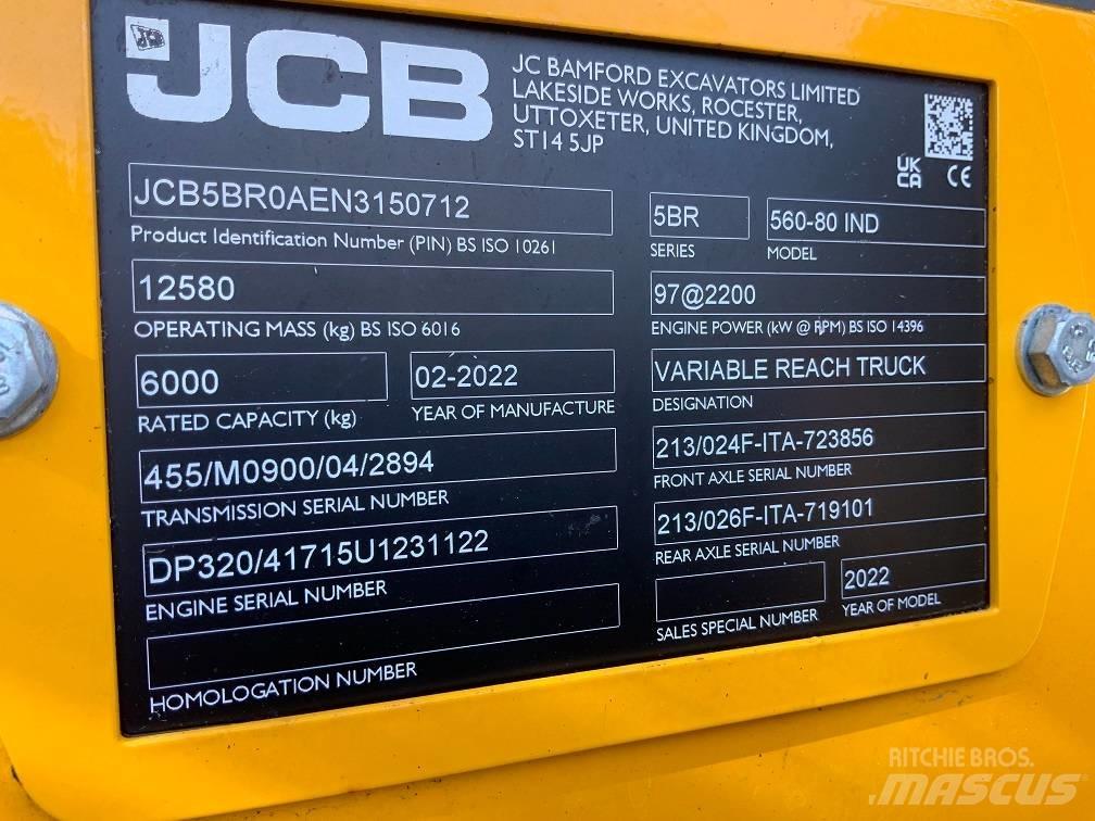 JCB 560-80 伸缩臂叉装车|叉装车