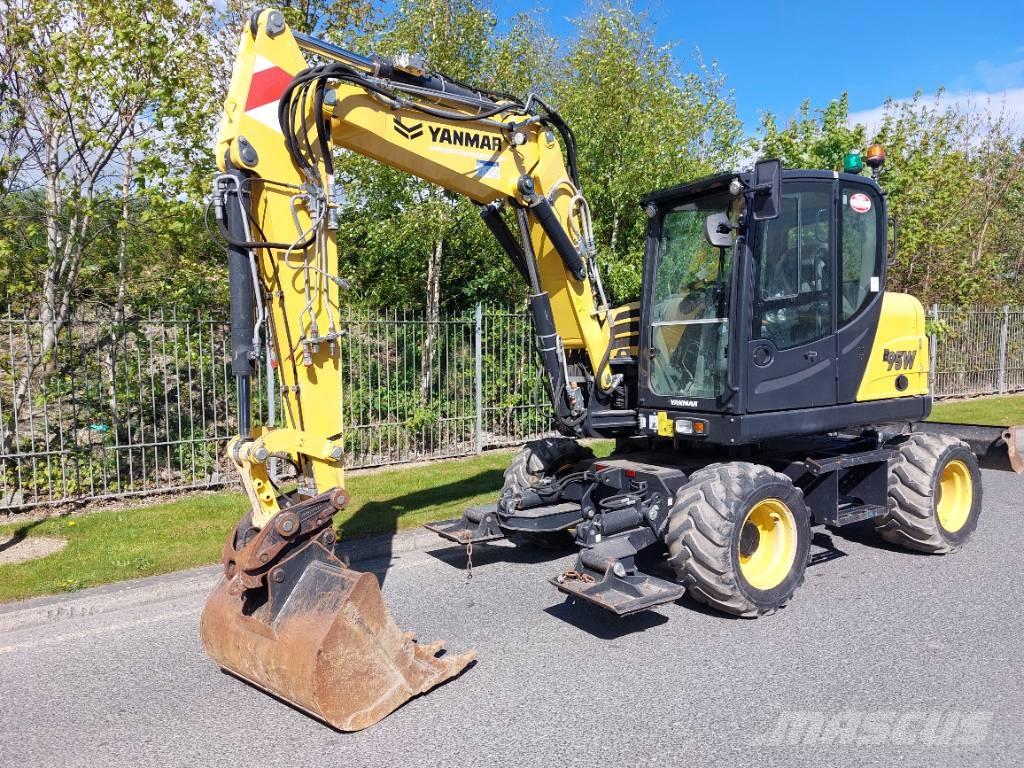 Yanmar B95W 轮式挖掘机